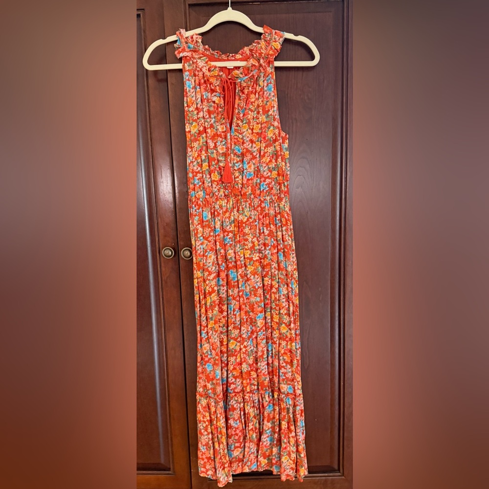 Roller Rabbit orange floral dress